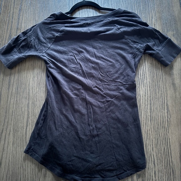 Alpha Gamma Delta Scoop Neck Embroidered Tee | AGD | ΑΓΔ - Picture 2 of 2